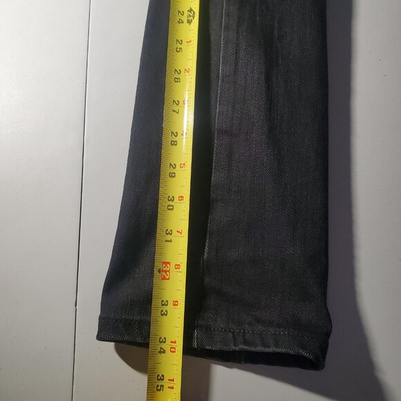 Naked & Famous Skinny Guy Jeans 31W -Painted- Destroyed-- Japanese raw denim - Picture 14 of 16